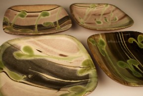 patia davis earthenware square dishes