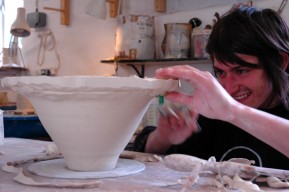 Josh Redman porcelain pottery courses