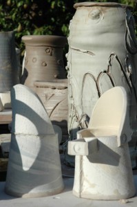 pottery courses pots drying