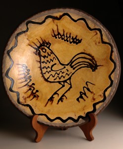 slipware dish